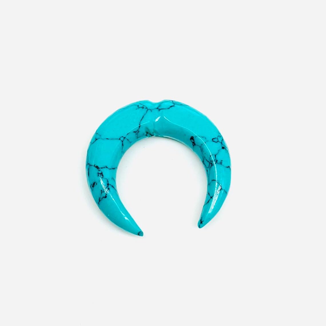 Turquoise Crystal Septum Pincher, 12g-1/2", Custom Sizes Available