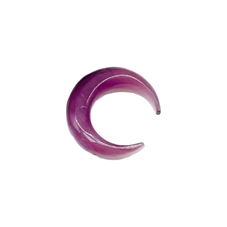 Purple Cat's Eye Stone Hand Crafted Nose Piercing Naga Body Jewelry Septum Pincher Gauges Size 12g (2mm) to 0000g (12mm) Customized Size & Wholesale Also Available