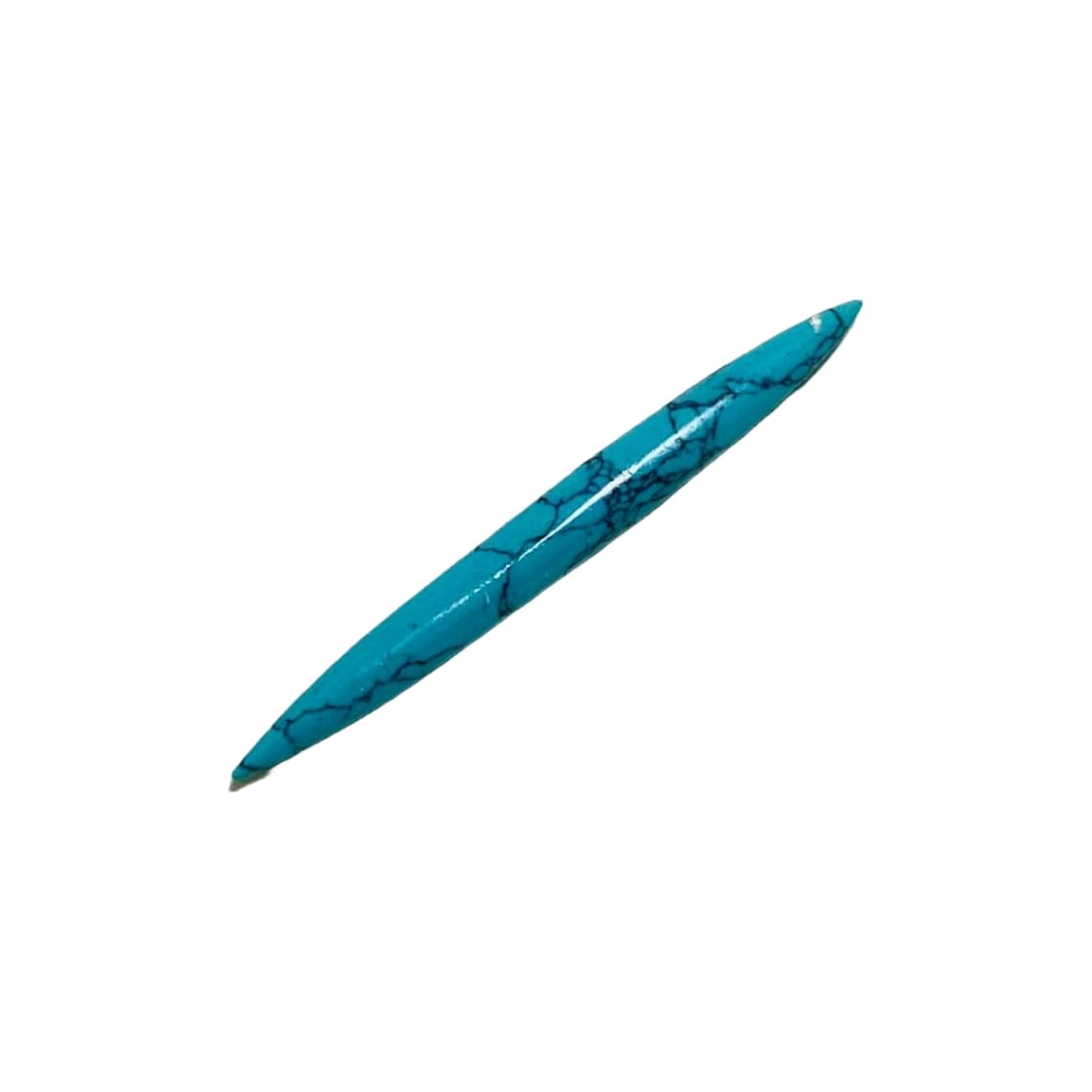 Turquoise Crystal Tribal Septum Spike, 14g to 1/2 inch, Custom Sizes Available