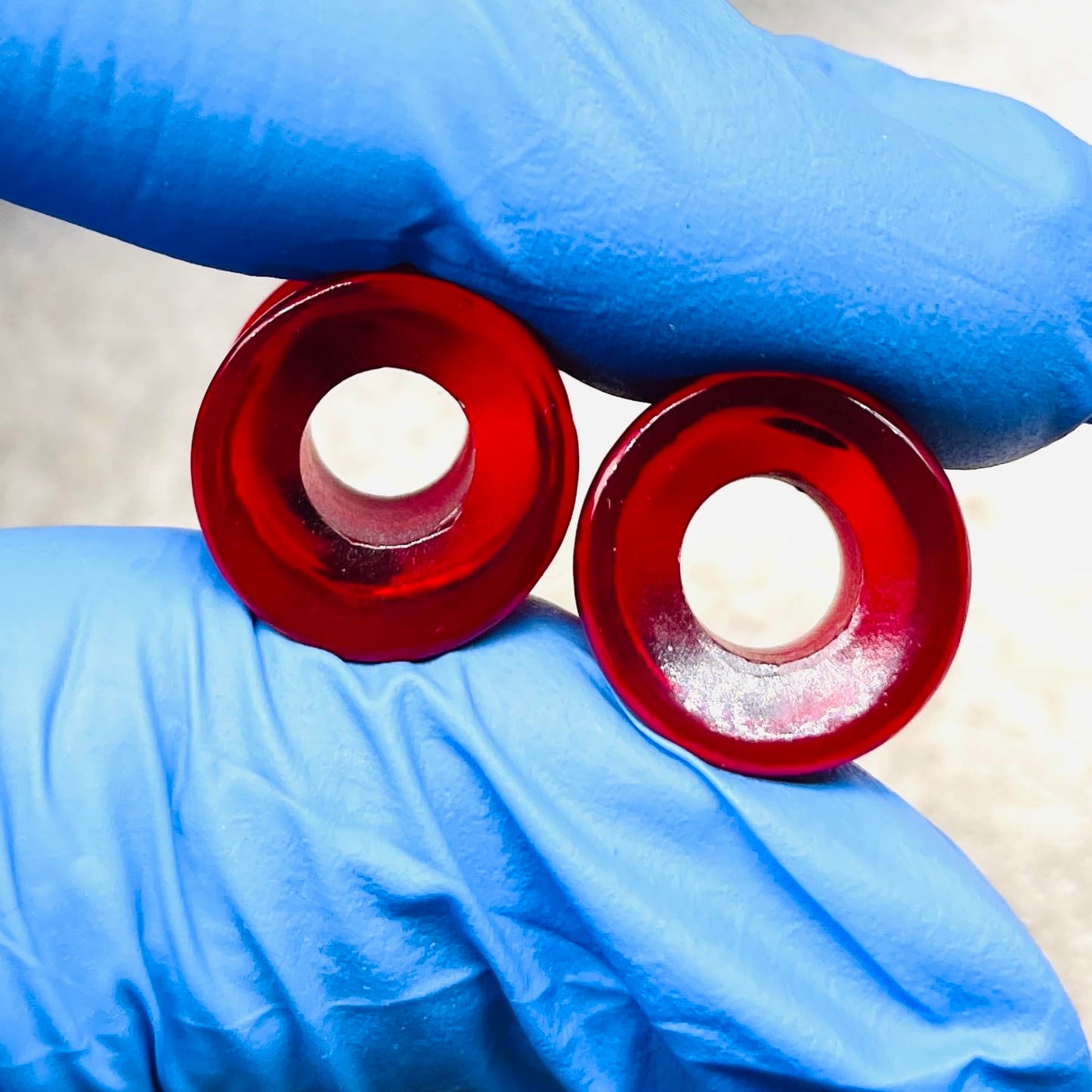 Red Quartz Stone Handmade Naga Body Ear Piercing Jewelry Plug Tunnel Gauges Size 6g (4mm) to 40mm Customized Sizes & Wholesale Also Available