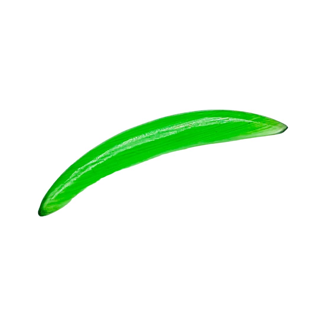 Green Cat's Eye Stone Handmade Naga Septum Tusk Curved Spike Jewelry, Sizes 2mm-12mm