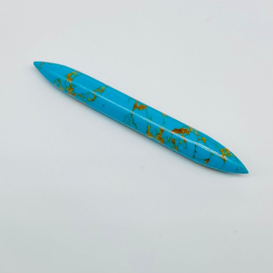 American Turquoise Crystal Tribal Septum Jewelry, 14g to 1/2", Custom Sizes Available