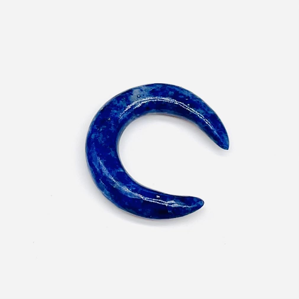 Morceau de pierre précieuse naturelle en lapis-lazuli, fabriqué à la main, pince-septum, piercing pour le nez et les oreilles, bijoux pour le corps Naga, taille de 12 g (2 mm) à 0000 g (12 mm). Vente en gros personnalisée disponible.
