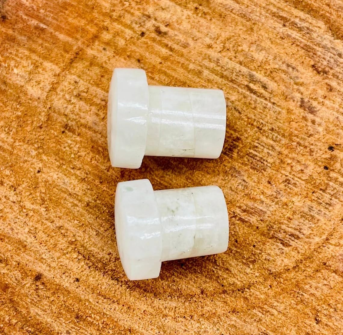 BodyJewels007 Body Jewelry Naga Body Piercing Single Flare Ear Plugs Gauges - Rainbow Moonstone - 8g (3mm) to 1/2" (12mm) - Customized Size & Wholesale Available