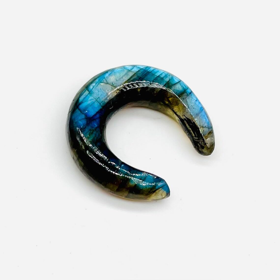 Labradorite Gemstone Naga Body Piercing Jewelry Septum Pincher Gauges Size 8g (3mm) to 1/2" (12mm) Customized Size & Wholesale Also Available
