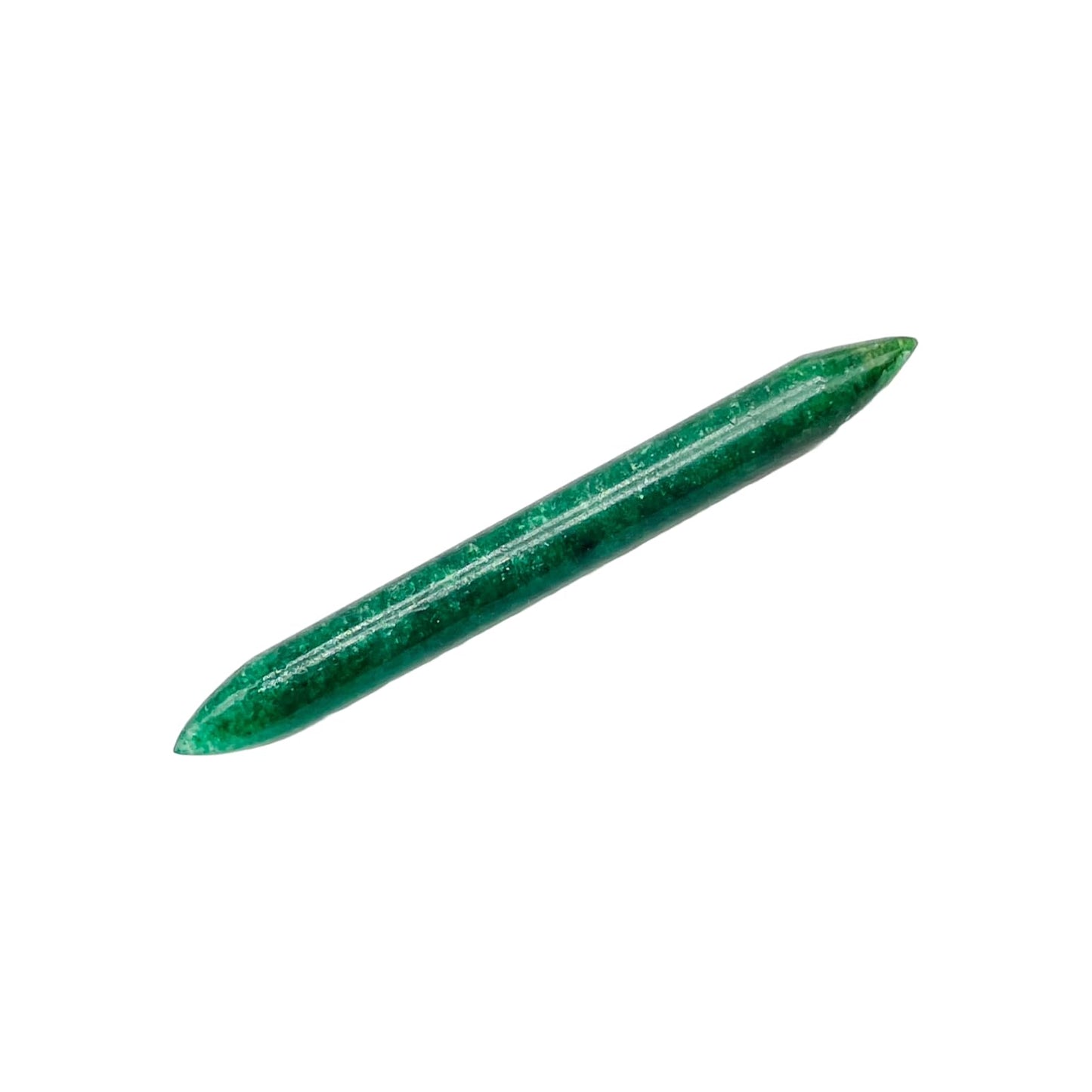 Natural Green Aventurine Gemstone Handmade Naga Body Piercing Spike, 1.6mm to 12mm