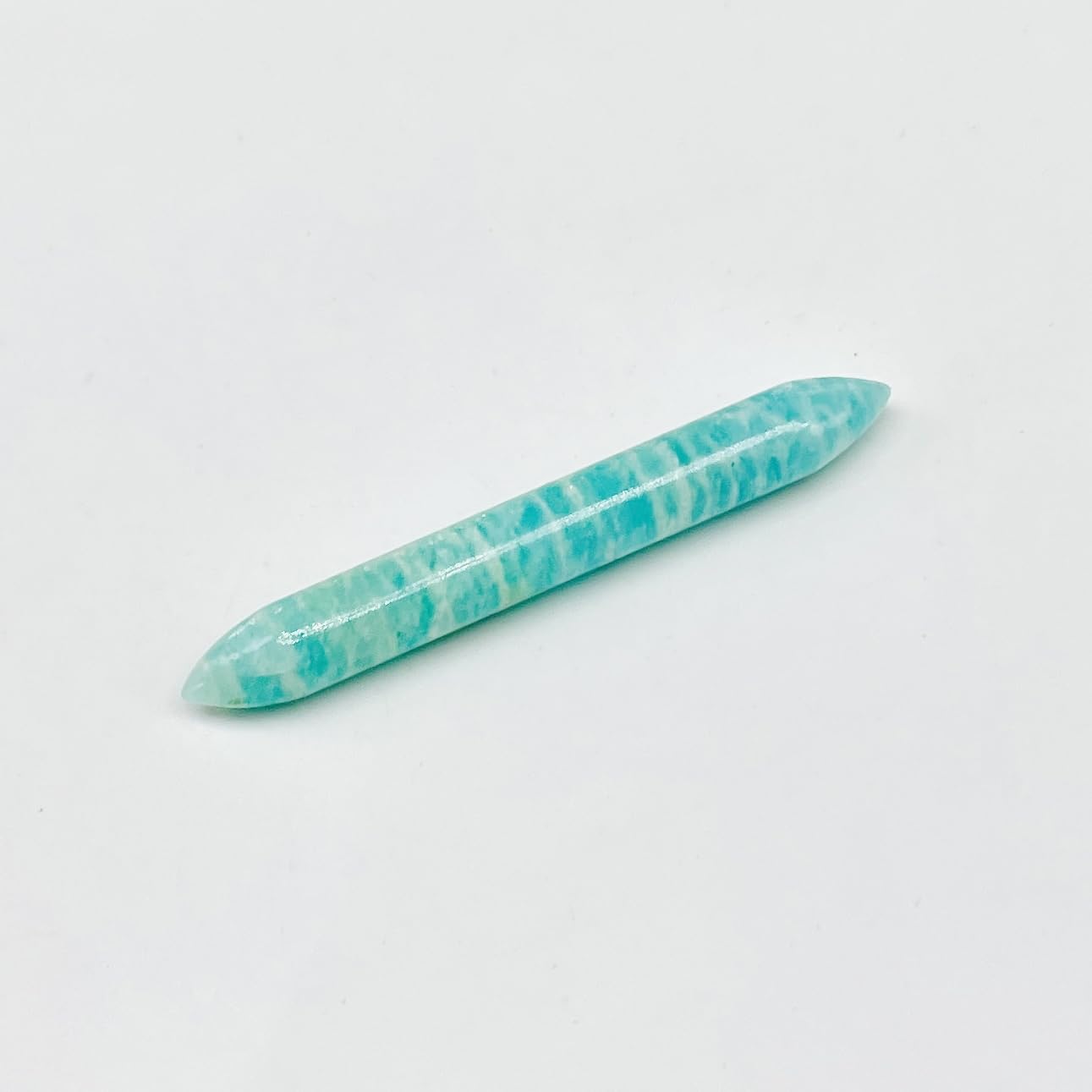 Naga Body Piercing Jewelry, Septum Tusk Spike Gauges, Size 12g (2mm) to 1/2" (12mm), Natural Amazonite Gemstone, Customized Size & Wholesale Available