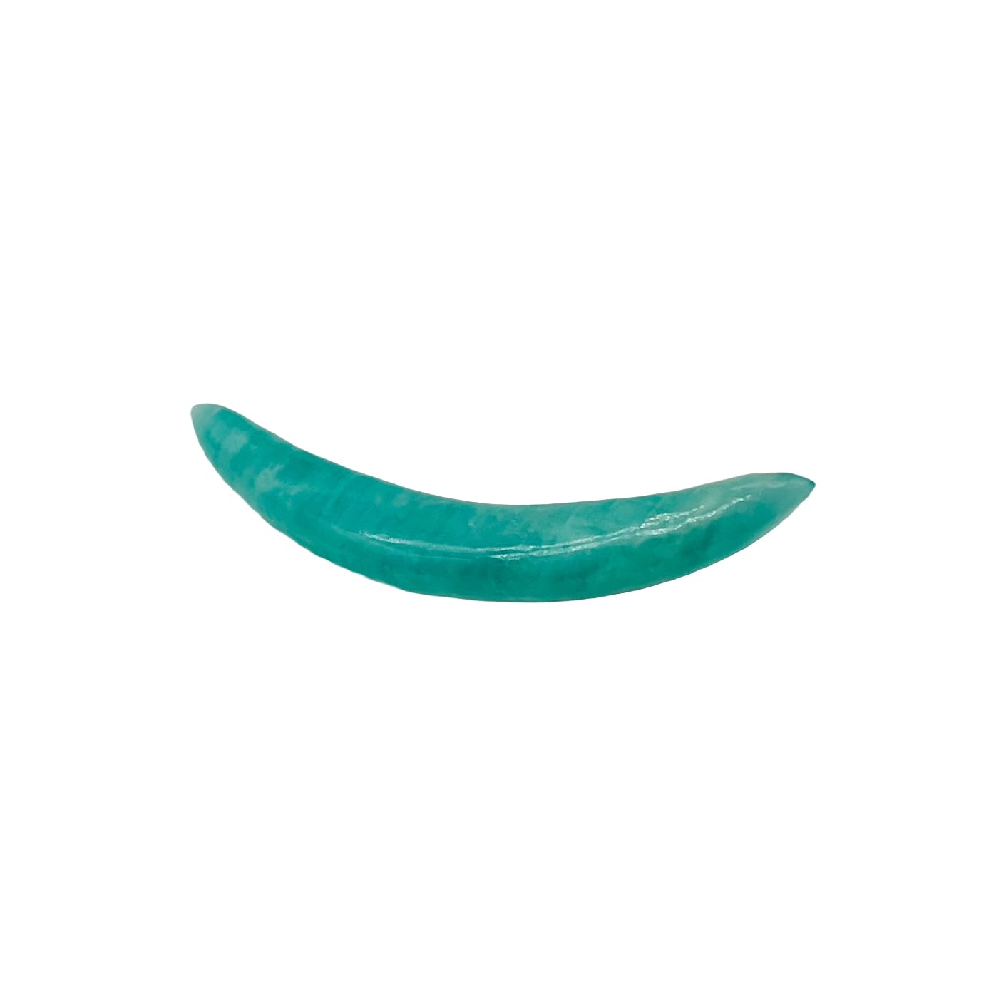 Natural Amazonite Gemstone Handmade Naga Body Piercing Tribal Septum Curved Tusk Spike Jewelry Gauges, 12G (2mm) to 0000G (12mm), Customized Size, Wholesale Available