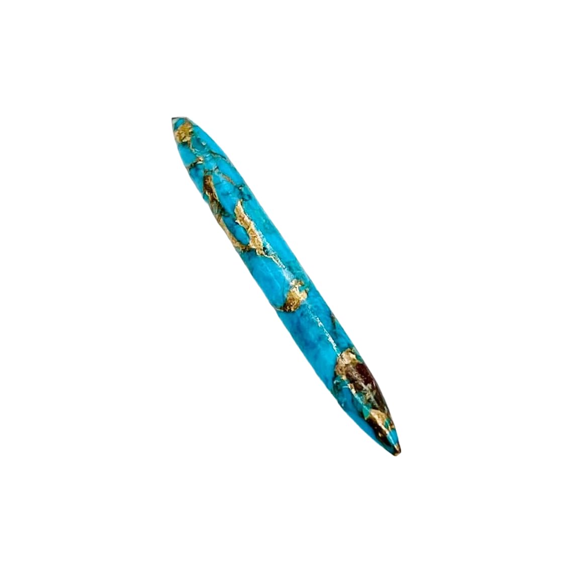 Natural American Blue Copper Turquoise Handmade Septum Tusk Spike Naga Body Piercing Jewelry Gauges Size 12g (2mm) to 1/2" (12mm) Customized Size & Wholesale Also Available