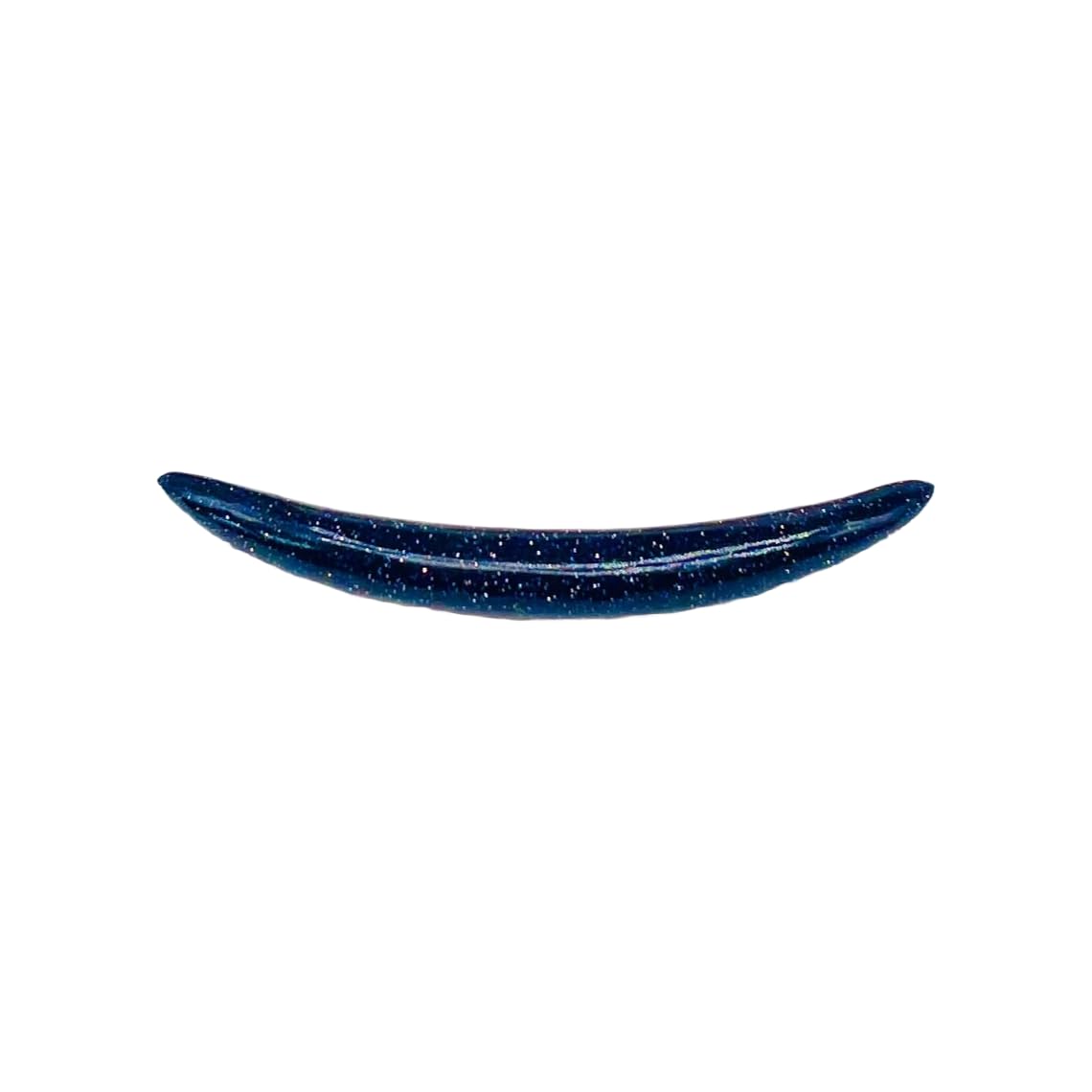 Blue Sunstone Crystal Handmade Naga Body Piercing Jewelry, Septum Curved Tusk Spike Gauges, 12g (2mm) to 1/2 inch (12mm), Customized Size Available