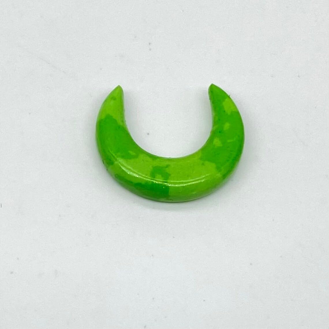 Body Piercing Jewelry Naga Septum Pincher with Green Turquoise Crystal for Septum, 12g (2mm) to 1/2" (12mm) Size