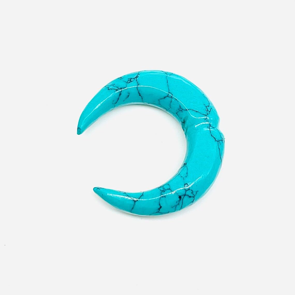 Turquoise Crystal Septum Pincher, 12g-1/2", Custom Sizes Available