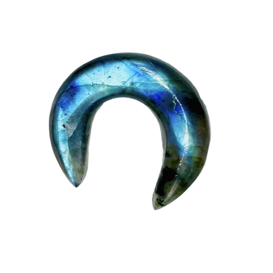 Real Multi Flash Labradorite Gemstone Handmade Septum Pincher Gauges Nose Piercing Body Jewelry Size 12g (2mm) to 1/2" (12mm) & Customized Wholesale Also Available