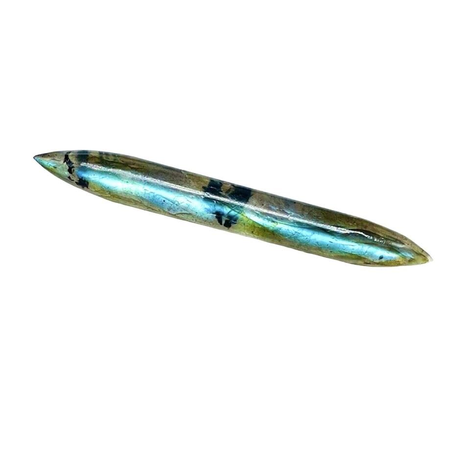 Genuine Multi Fire Labradorite Crystal Handcrafted Septum Spike Tusk Pincher Ear Nose Piercing Naga Body Jewelry Size 12g (2mm) to 1/2" (12mm) & Customized Wholesale Available