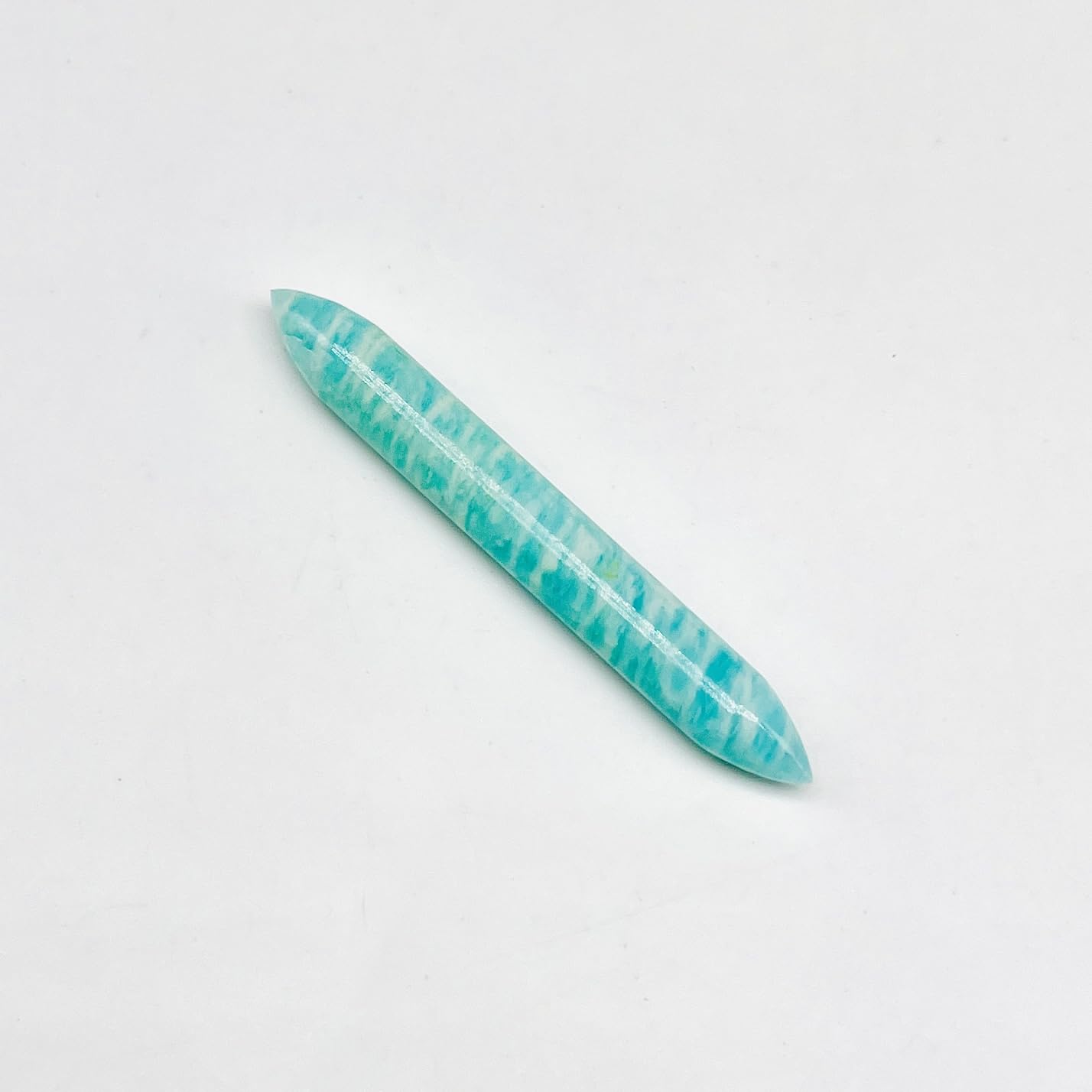 Naga Body Piercing Jewelry, Septum Tusk Spike Gauges, Size 12g (2mm) to 1/2" (12mm), Natural Amazonite Gemstone, Customized Size & Wholesale Available