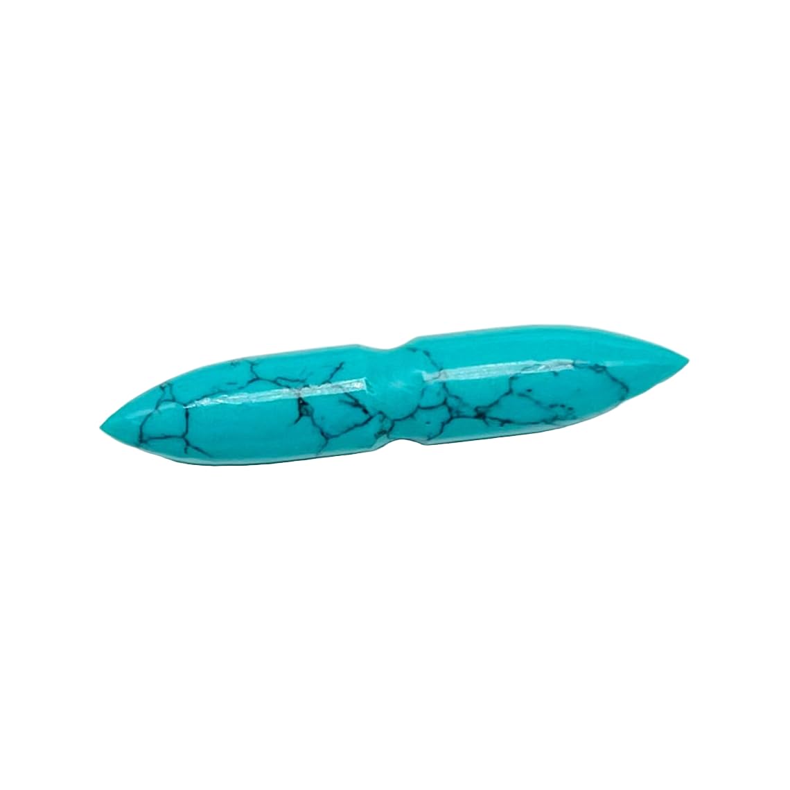 BodyJewels007's Handmade Blue Turquoise Gemstone Septum Notch Tusk Spike Nipple Ring Naga Body Piercing Jewelry 12g (2mm) to 1/2" (12mm) Customized Size & Wholesale Available