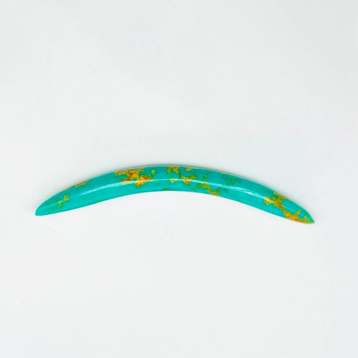 Turquoise Crystal Tribal Septum Piercing, 12g to 1/2 in, Custom Sizing
