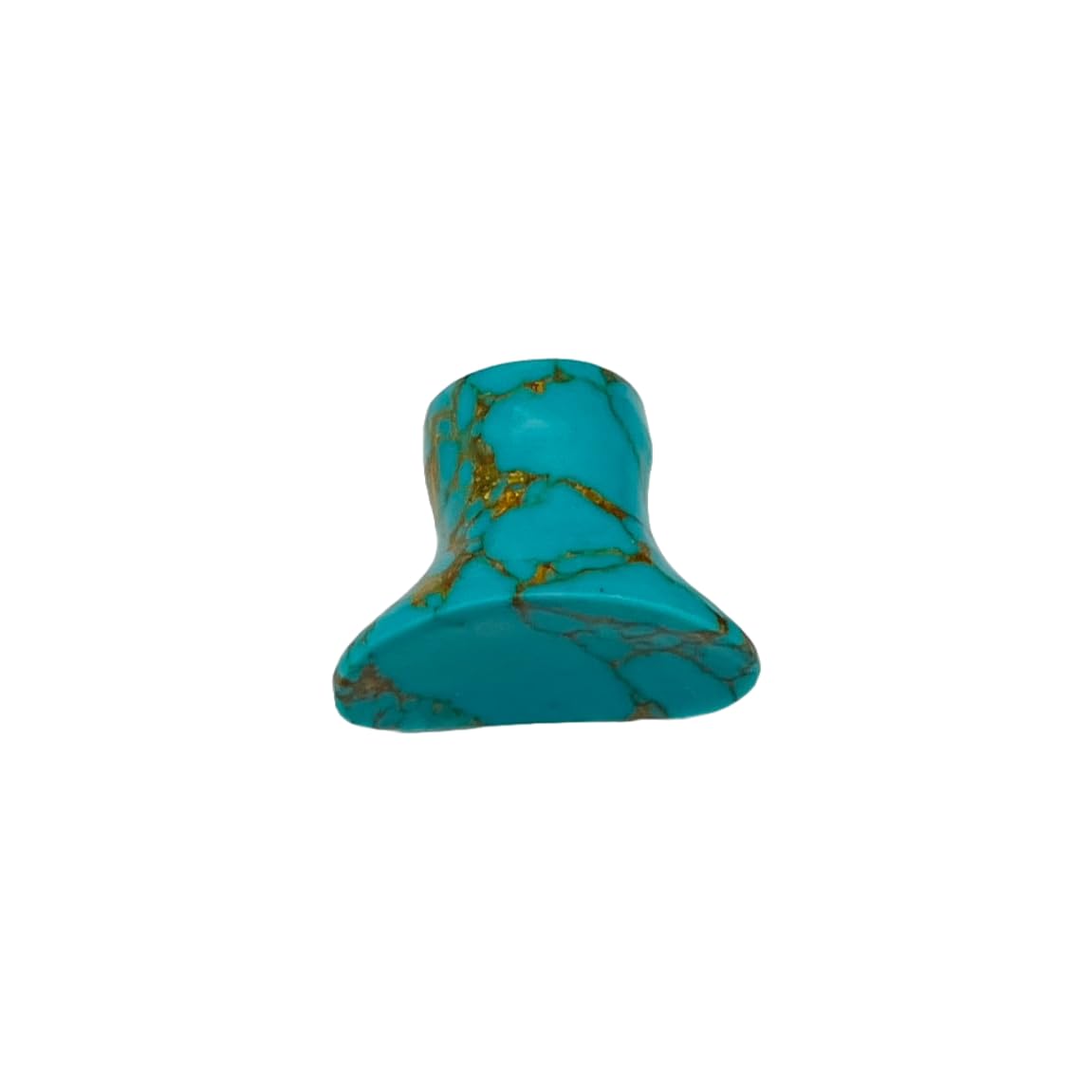 Labrets faits main en cristal turquoise bleu cuivré Uni Craft, de 2 mm (12 g) à 30 mm