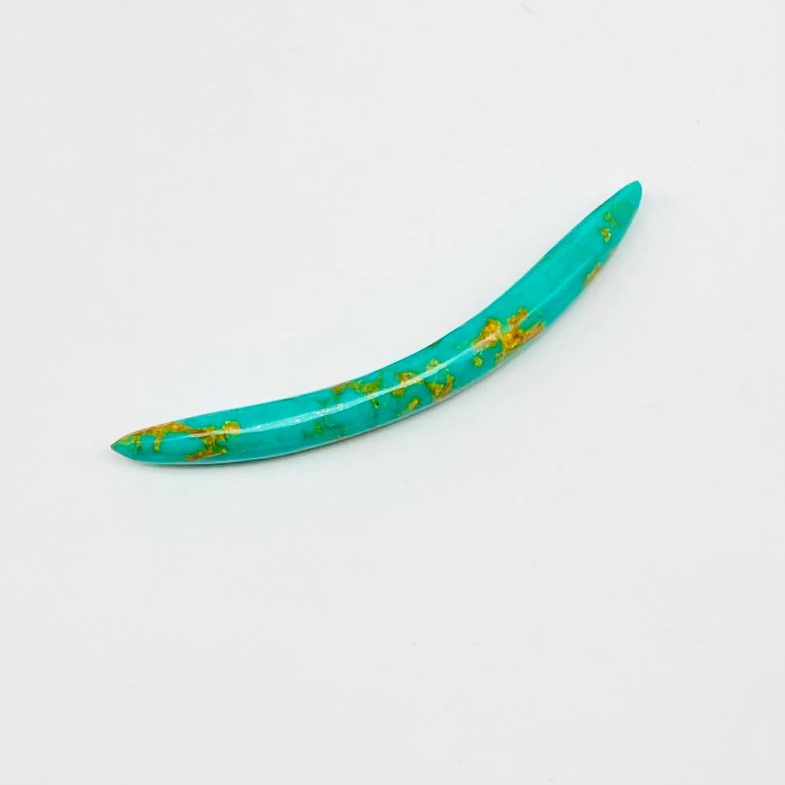 Turquoise Crystal Tribal Septum Piercing, 12g to 1/2 in, Custom Sizing