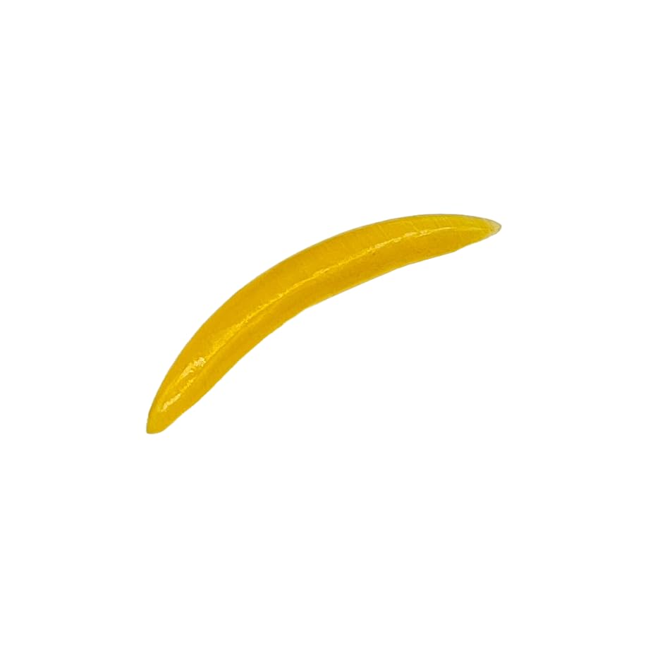 Yellow Cat's Eye Stone Curved Spike Gauges, 2mm to 12mm, Handmade Naga Body Piercing Tribal Septum Tusk Jewelry