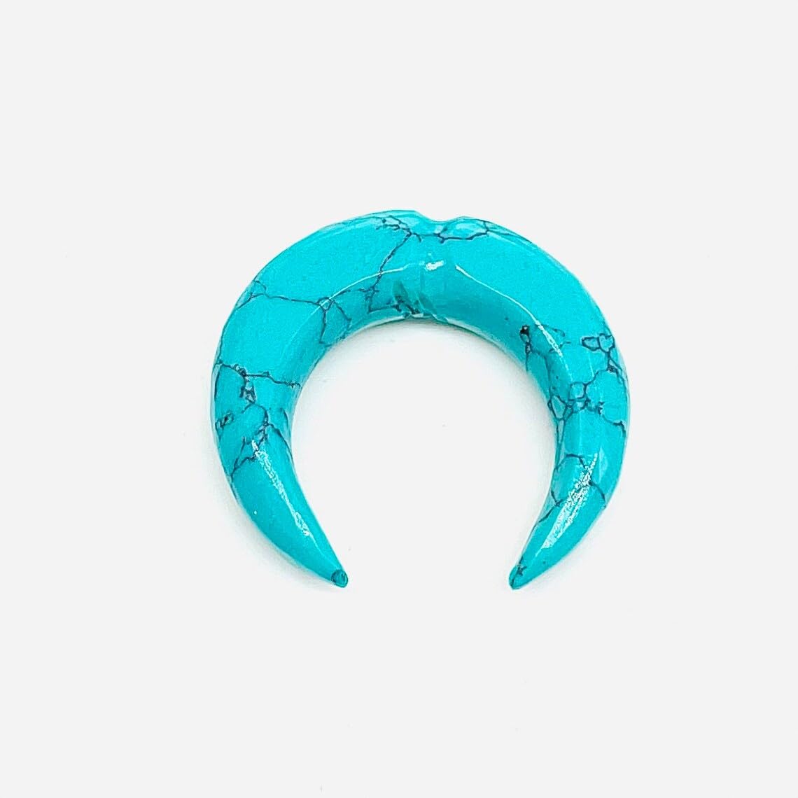 Turquoise Crystal Septum Pincher, 12g-1/2", Custom Sizes Available