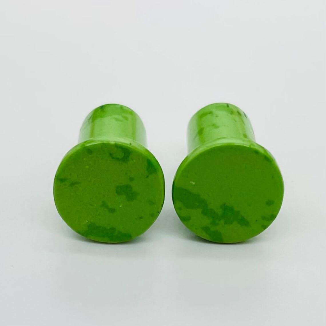 Crystal Body Jewelry Plugs, Turquoise Green, Custom Sizes 8g-1",