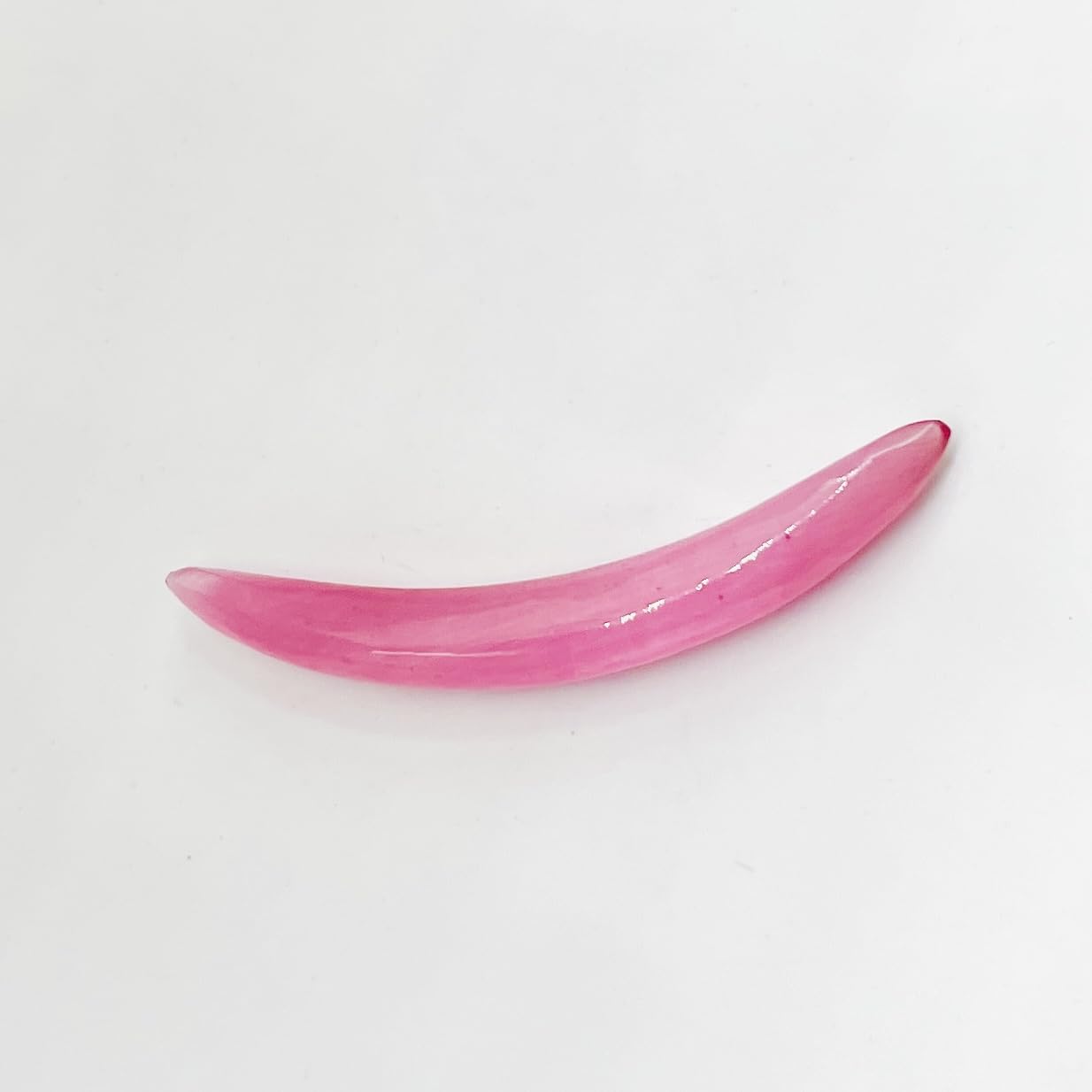 BodyJewels007 Piece of Pink Cat's Eye Stone Handmade Naga Body Piercing Jewelry Curved Septum Tusk Pincher Gauges Size 12g (2mm) to 1/2" (12mm) Customized Size & Wholesale Also Available