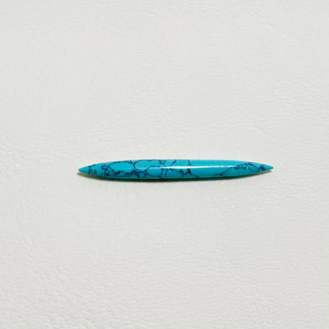 Turquoise Crystal Tribal Septum Spike, 14g to 1/2 inch, Custom Sizes Available