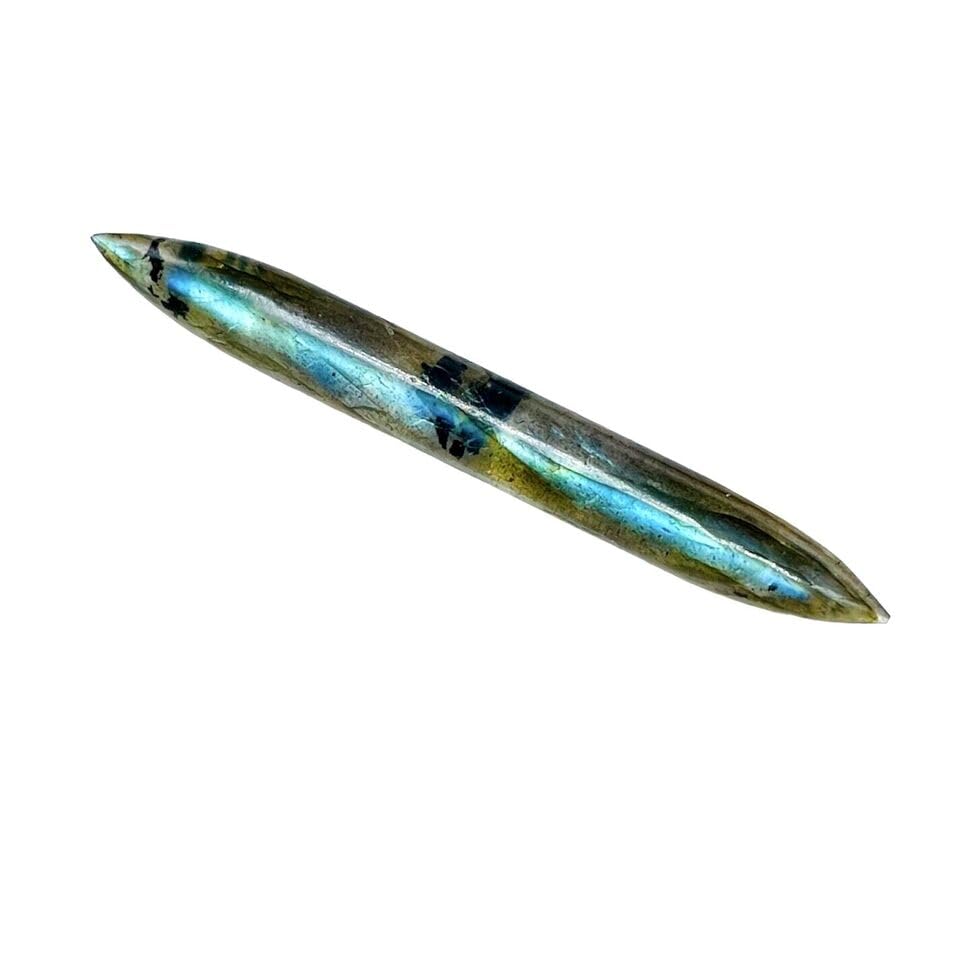 Genuine Multi Fire Labradorite Crystal Handcrafted Septum Spike Tusk Pincher Ear Nose Piercing Naga Body Jewelry Size 12g (2mm) to 1/2" (12mm) & Customized Wholesale Available
