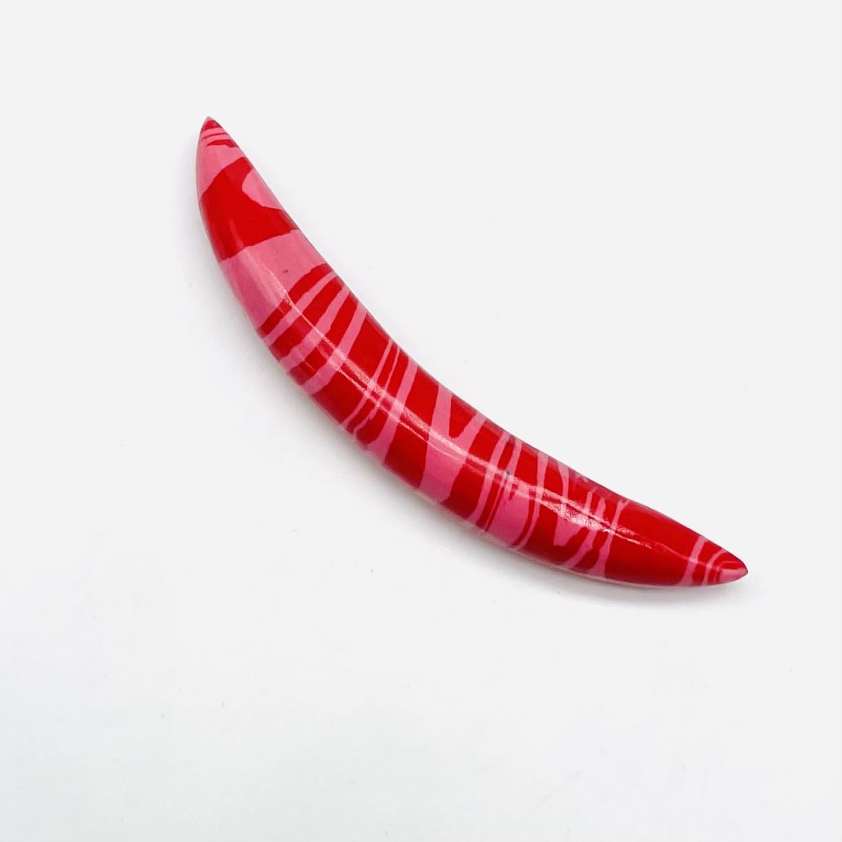 Red Malachite Crystal Naga Body Jewelry Nipple Ring Nose Piercing Curved Septum Tusk Pincher Gauges 14g (1.6mm) to 1/2" (12mm) Customized Size & Wholesale Also Available