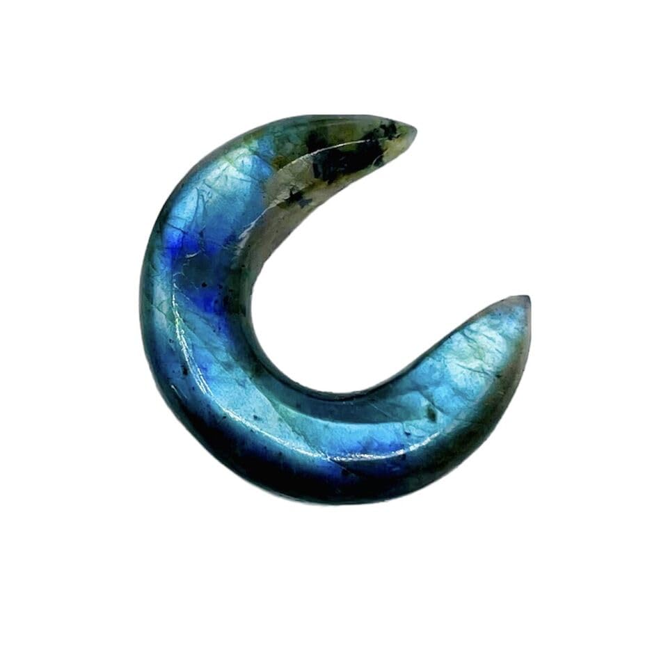 Real Multi Flash Labradorite Gemstone Handmade Septum Pincher Gauges Nose Piercing Body Jewelry Size 12g (2mm) to 1/2" (12mm) & Customized Wholesale Also Available