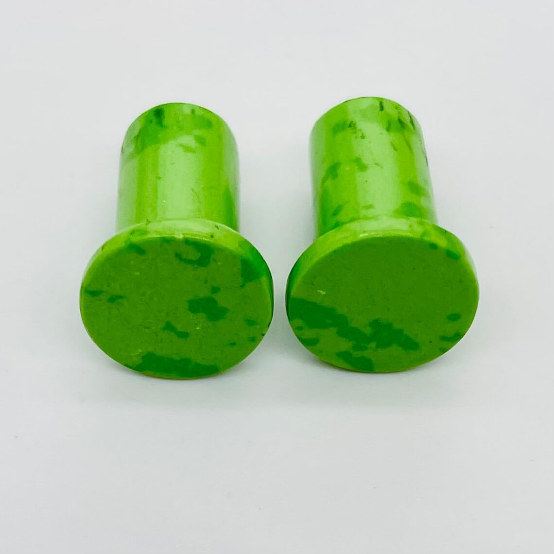 Crystal Body Jewelry Plugs, Turquoise Green, Custom Sizes 8g-1",
