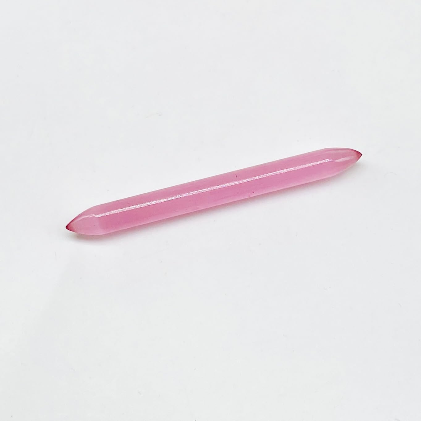 Pink Cat's Eye Stone Handmade Naga Body Piercing Jewelry Septum Tusk Spike Gauges 14g (1.6mm) to 1/2" (12mm) Customized Size & Wholesale Also Available