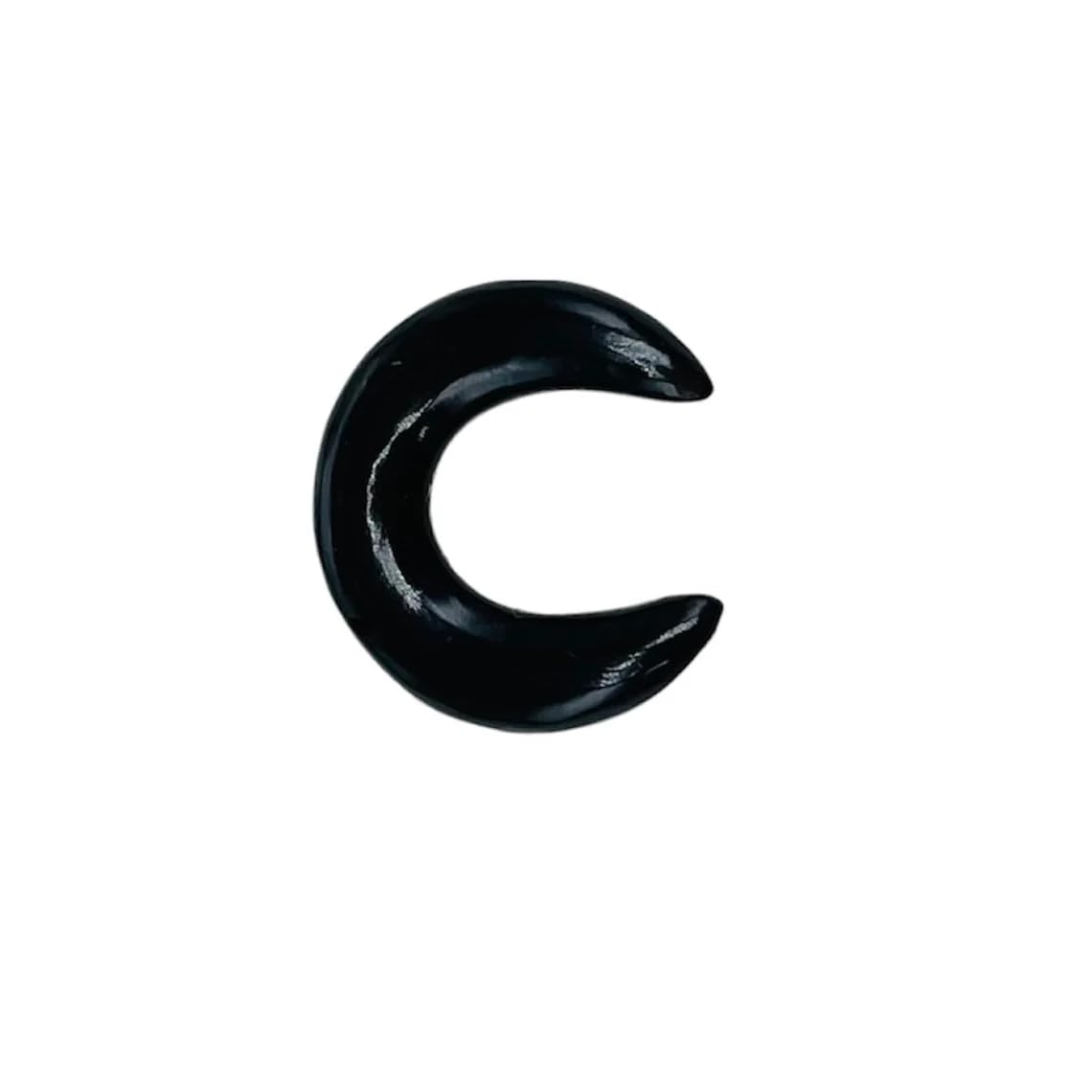 Black Obsidian Septum Pincher, Size12g to 1/2 inch