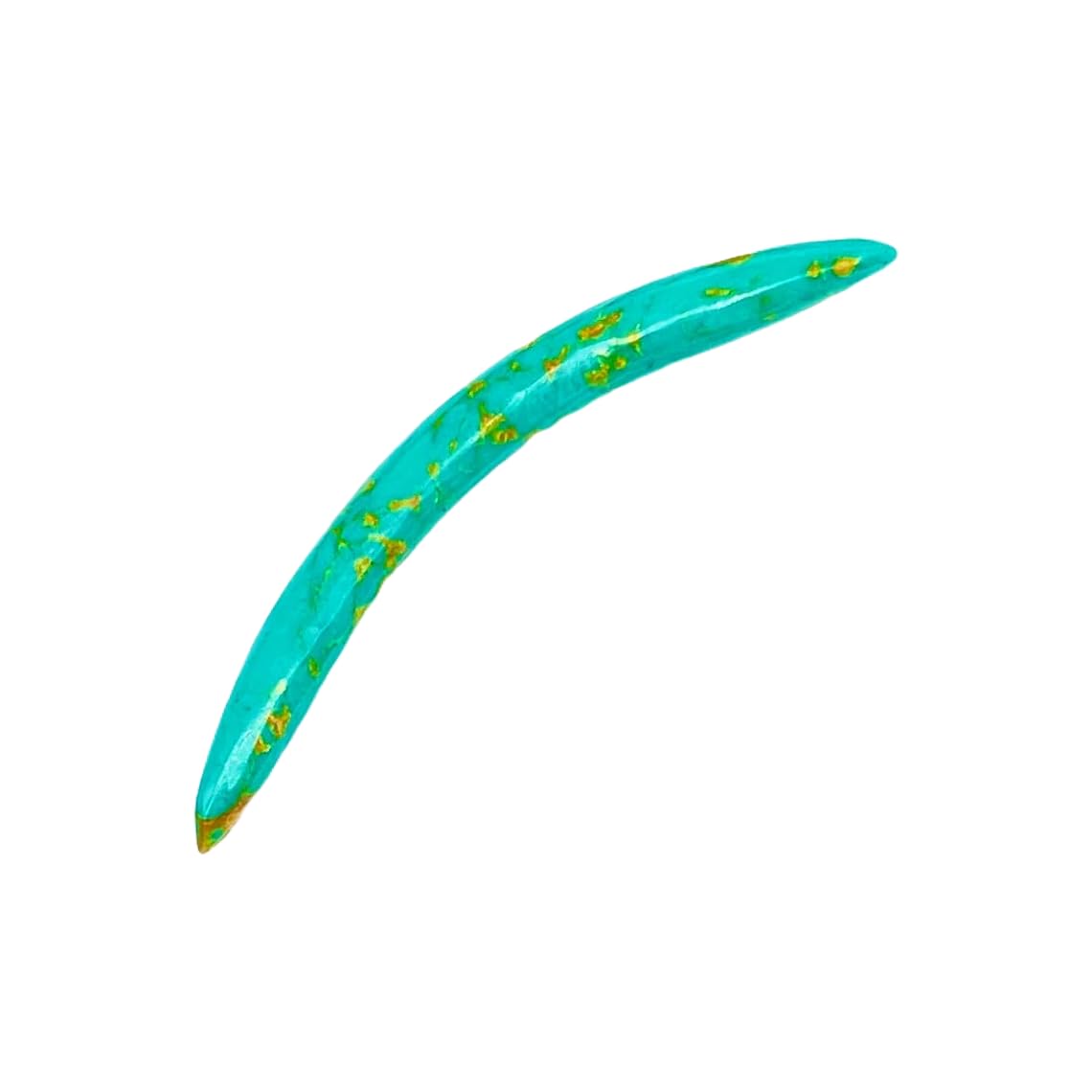 Turquoise Crystal Tribal Septum Piercing, 12g to 1/2 in, Custom Sizing