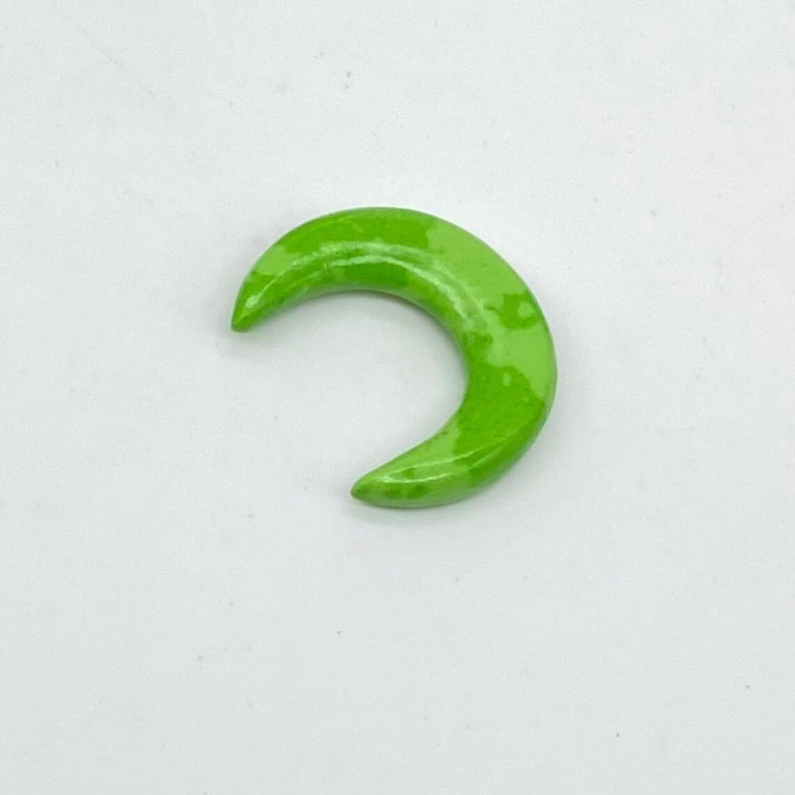 Body Piercing Jewelry Naga Septum Pincher with Green Turquoise Crystal for Septum, 12g (2mm) to 1/2" (12mm) Size
