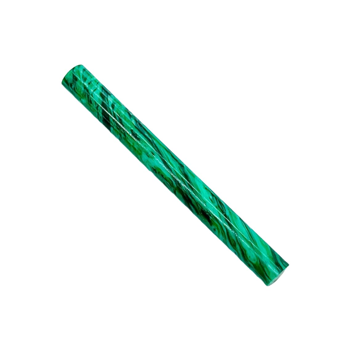Green Malachite Crystal Handmade Naga Body Piercing Jewelry, Septum Tusk Gauges, 14g (1.6mm) to 1/2 inch (12mm), Customized Sizes Available