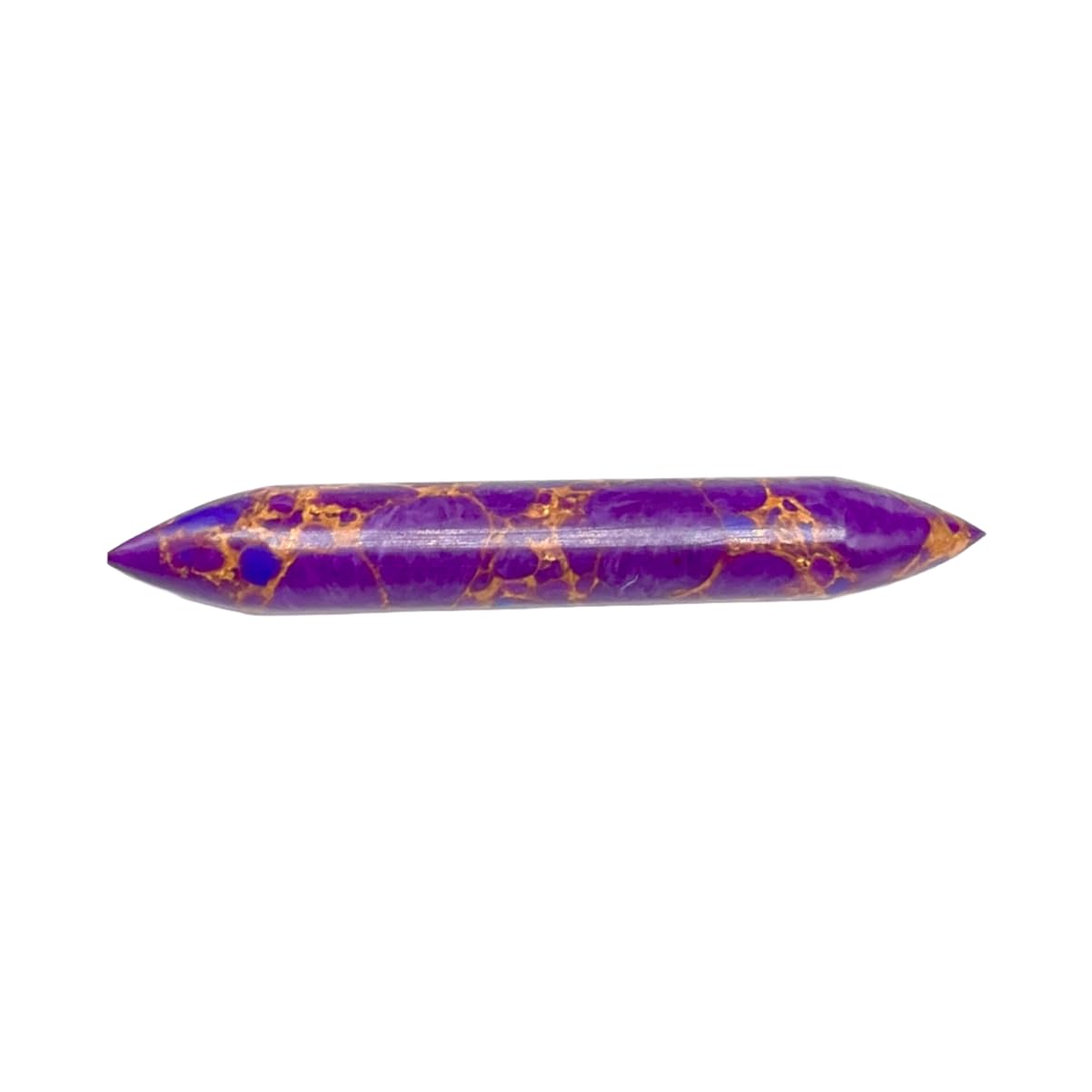 Purple Copper Turquoise Crystal Handcrafted Tribal Septum Spike, Size 14g to 1/2" Customizable