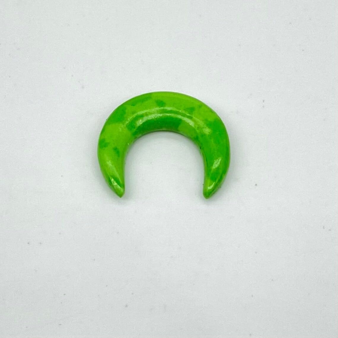Body Piercing Jewelry Naga Septum Pincher with Green Turquoise Crystal for Septum, 12g (2mm) to 1/2" (12mm) Size