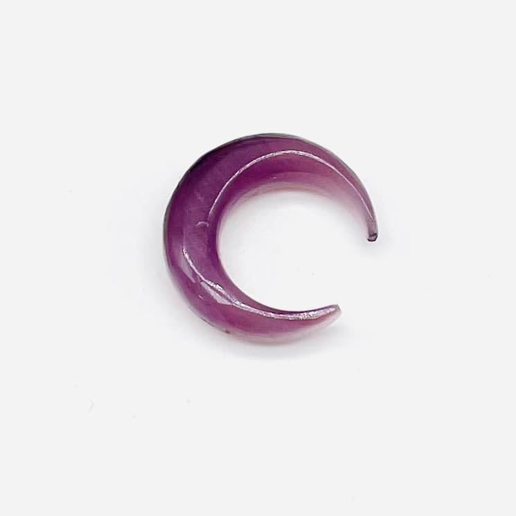 Purple Cat's Eye Stone Hand Crafted Nose Piercing Naga Body Jewelry Septum Pincher Gauges Size 12g (2mm) to 0000g (12mm) Customized Size & Wholesale Also Available