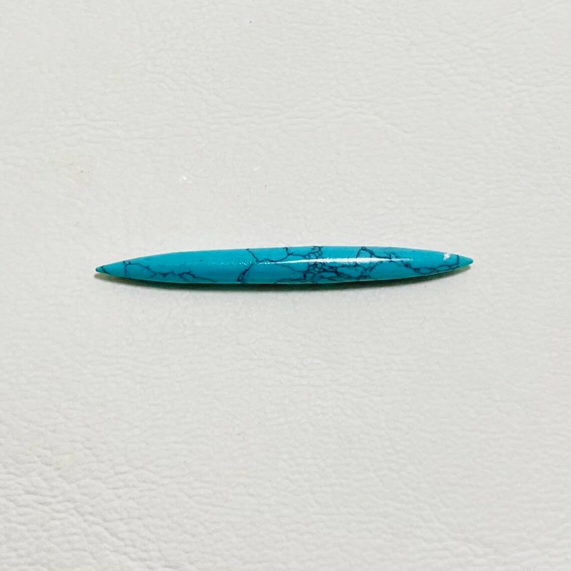 Turquoise Crystal Tribal Septum Spike, 14g to 1/2 inch, Custom Sizes Available