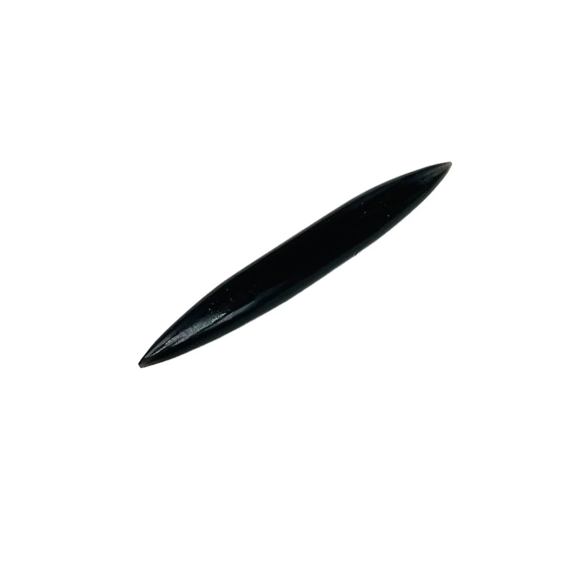 Black Obsidian Crystal Septum Spike Gauges, 14g to 1/2 inch, Custom Sizing Available