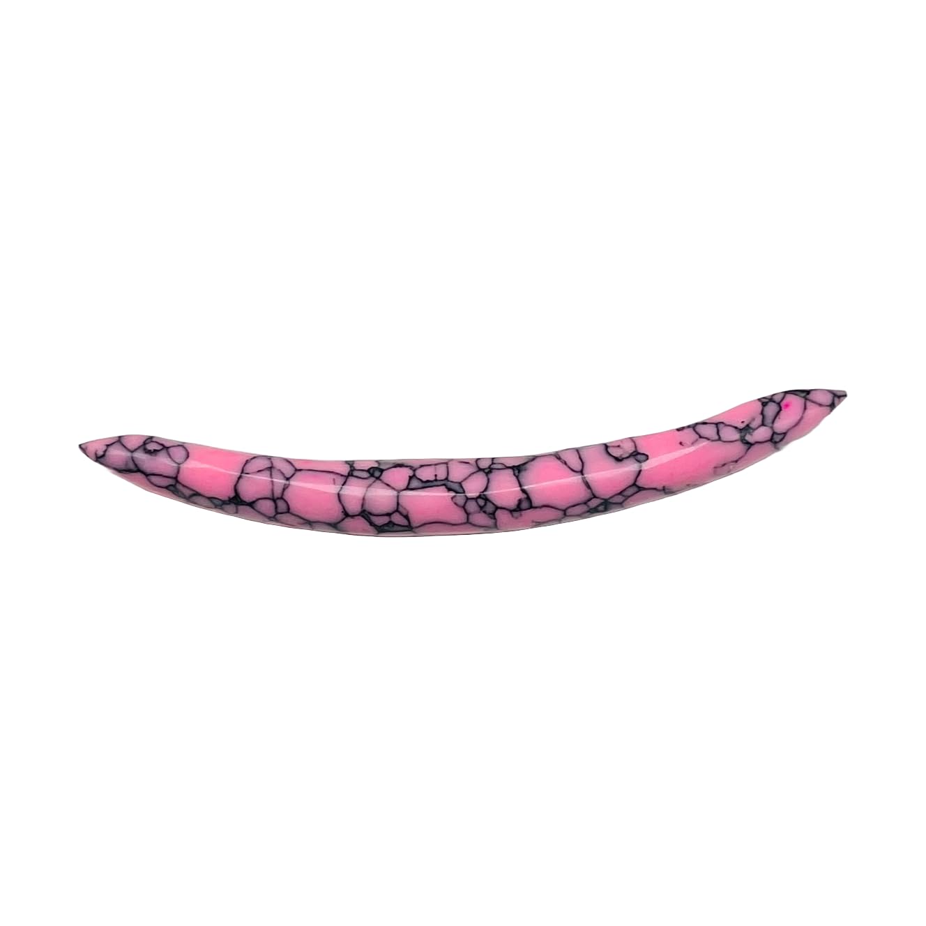 Pink Turquoise Crystal Curved Septum Spike, 12g to 1/2", Custom Sizing Available