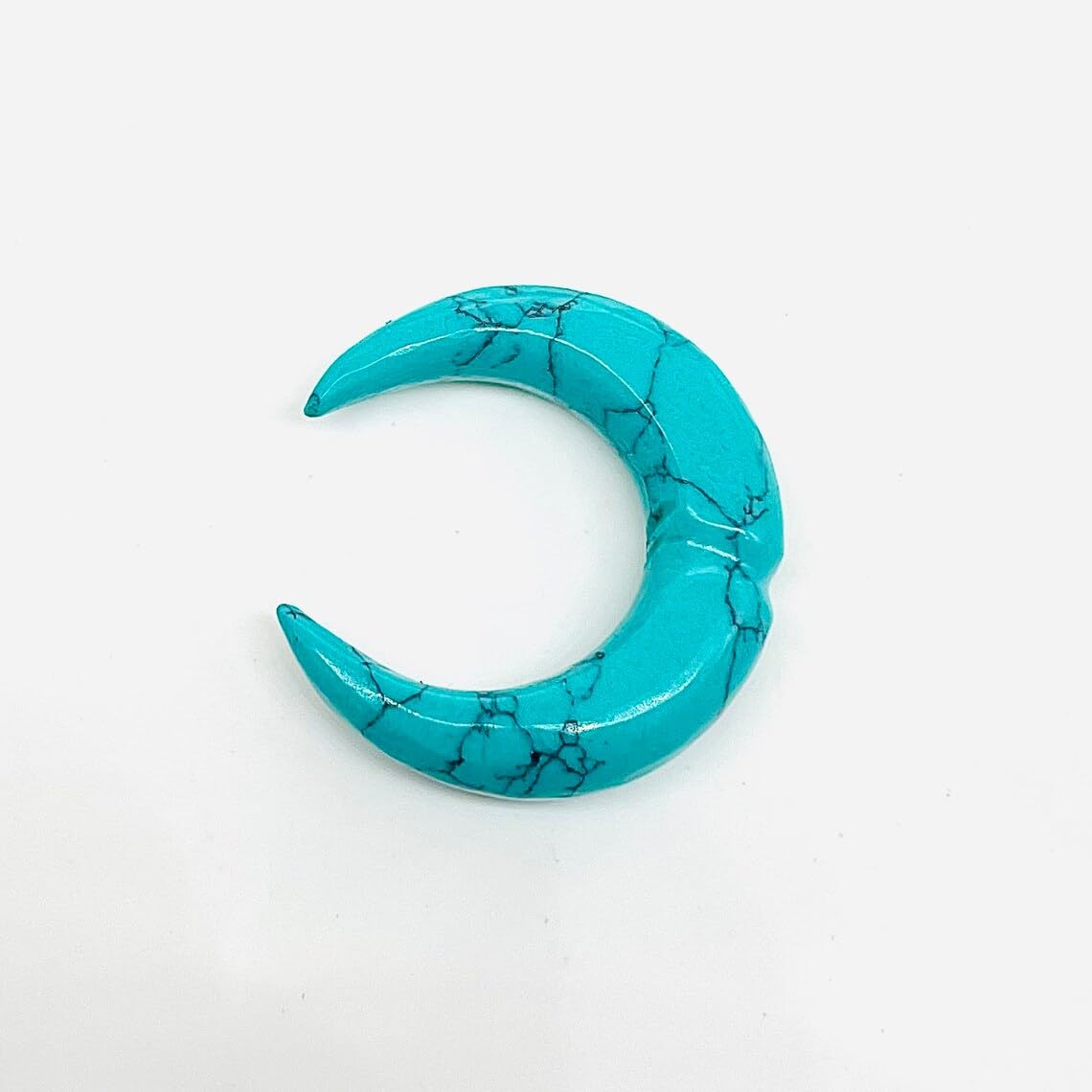 Turquoise Crystal Septum Pincher, 12g-1/2", Custom Sizes Available
