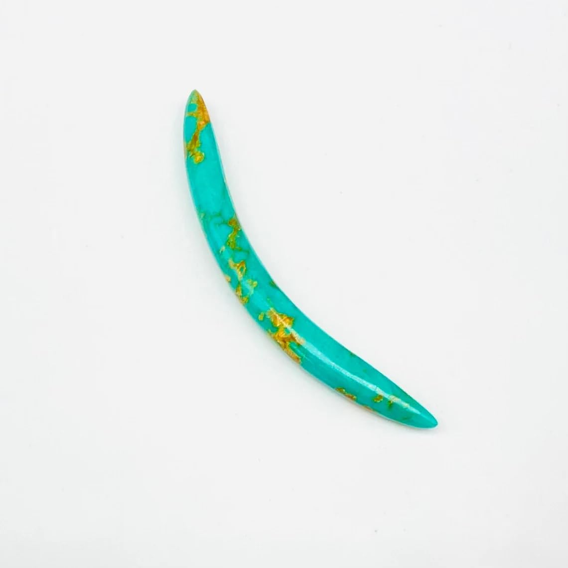 Turquoise Crystal Tribal Septum Piercing, 12g to 1/2 in, Custom Sizing