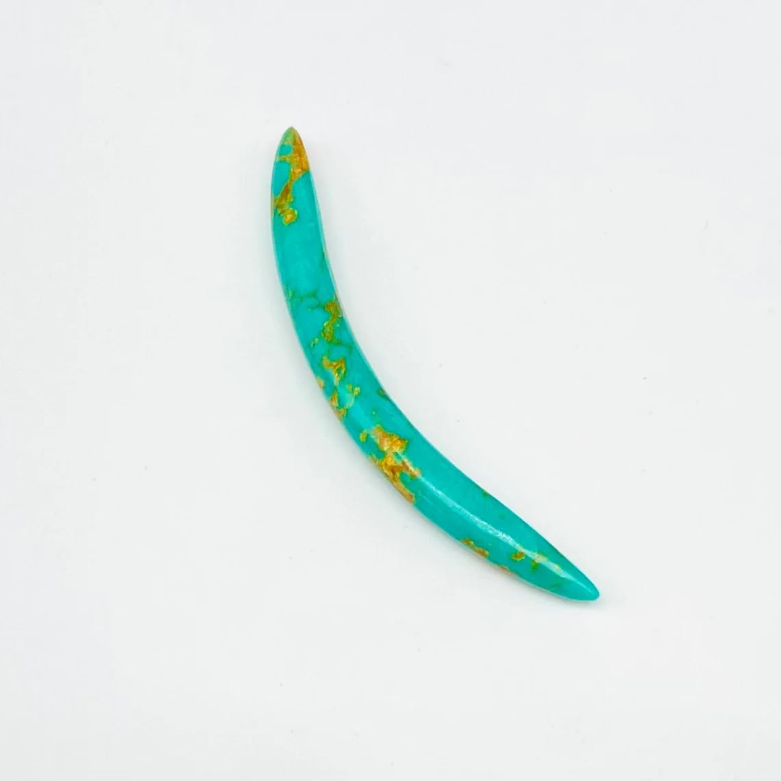 Turquoise Crystal Tribal Septum Piercing, 12g to 1/2 in, Custom Sizing