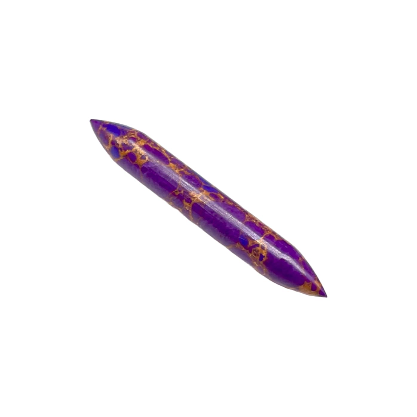 Purple Copper Turquoise Crystal Handcrafted Tribal Septum Spike, Size 14g to 1/2" Customizable