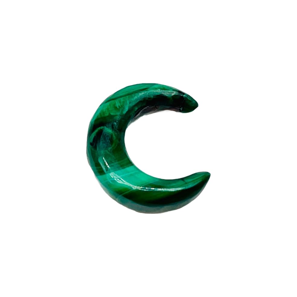 Natural Green Malachite Crystal Handmade Naga Body Piercing Tribal Septum Pincher Jewelry Gauges, 12g (2mm) to 1/2 inch (12mm), Customized Sizes Available