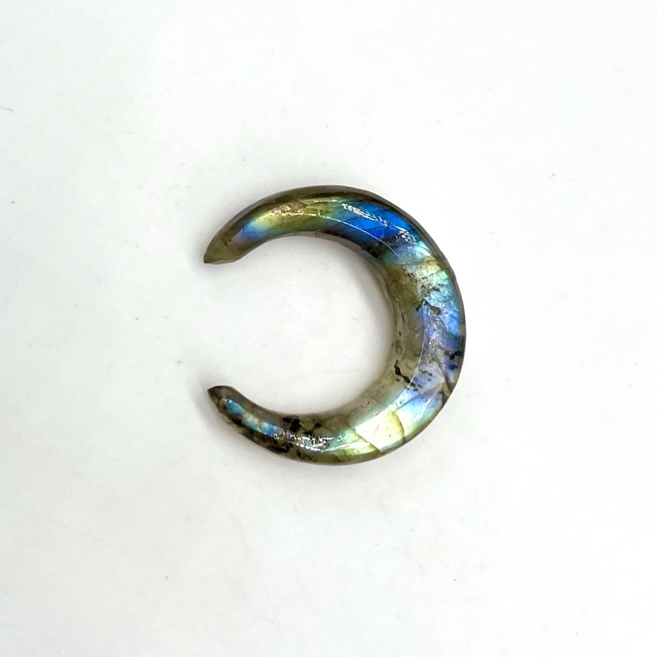 Labradorite Gemstone Naga Body Piercing Jewelry for Men and Women, Size 8g (3mm) to 1/2" (12mm), Customized Wholesale Also Available