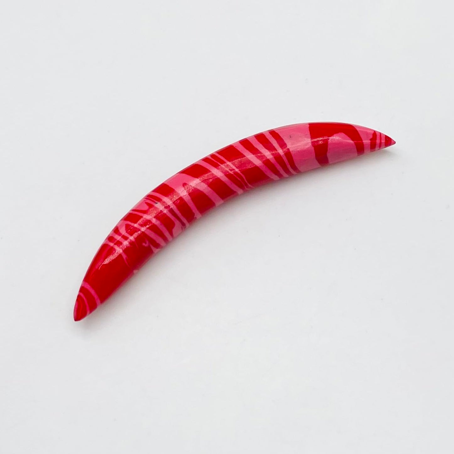 Red Malachite Crystal Naga Body Jewelry Nipple Ring Nose Piercing Curved Septum Tusk Pincher Gauges 14g (1.6mm) to 1/2" (12mm) Customized Size & Wholesale Also Available
